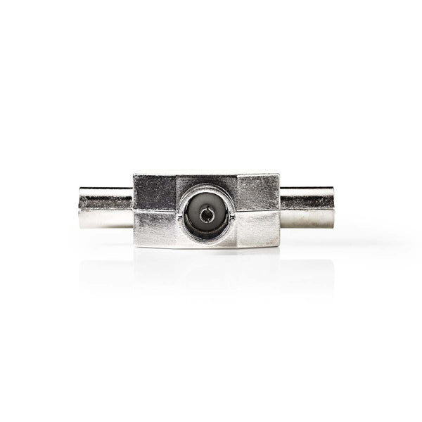 Nedis CSGP40950ME Coaxsplitter 2x Iec (coax) Male - Iec (coax) Female Metaal