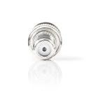 Nedis CSGP41965ME Satelliet- En Antenne-adapter Bnc Male - F Female Metaal