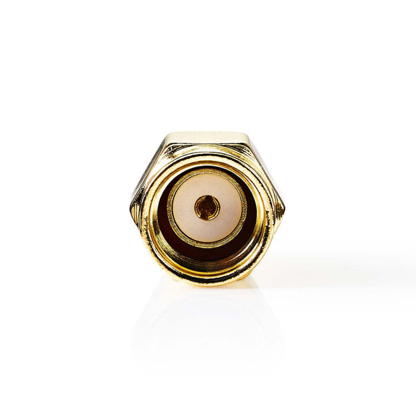Nedis CSGP02111GD Sma-adapter Sma Male (omgekeerde Polariteit) - Sma Female 2 Stuks Goud