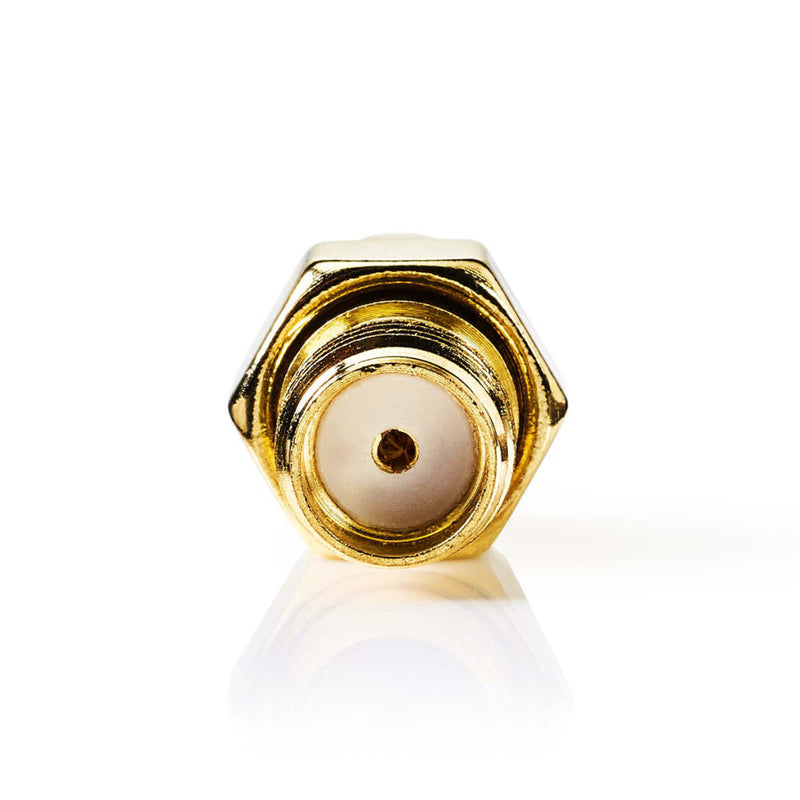 Nedis CSGP02111GD Sma-adapter Sma Male (omgekeerde Polariteit) - Sma Female 2 Stuks Goud