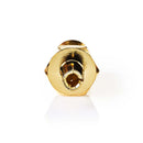 Nedis CSGP02120GD Sma-adapter Sma Female Ts9 Verguld 50 Ohm Recht Koper Goud 2 Stuks Polybag