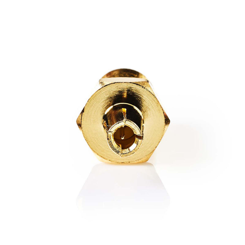 Nedis CSGP02120GD Sma-adapter Sma Female Ts9 Verguld 50 Ohm Recht Koper Goud 2 Stuks Polybag