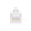 Nedis CCGP89301TP Netwerkconnector Rj45 Male - Voor Stranded Cat5 Utp-kabels 10 Stuks Transparant
