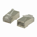 Nedis CCGP89302ME Netwerkconnector Rj45 Male - Voor Solid Cat5 U/ftp-kabels 10 Stuks Metaal