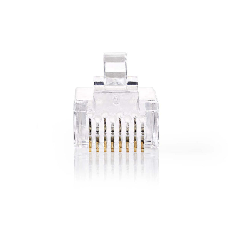 Nedis CCGP89331TP Gebruiksvriendelijke Netwerkconnector Rj45 Male - Voor Stranded Cat5 Utp-kabels 1