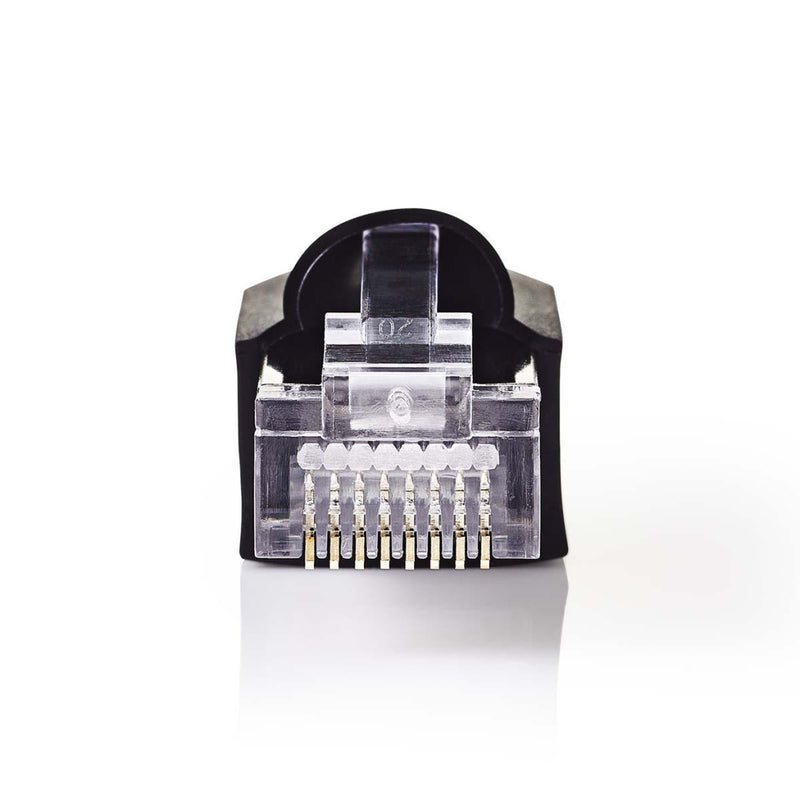 Nedis CCGP89350BK Netwerkconnector-set Rj45 Male + Trekontlasting - Voor Solid Cat5 Utp-kabels 10 S