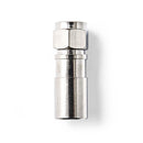 Nedis CSGP41926ME F-connector Compressie Voor 7,0 Mm Coaxkabels 10 Stuks Metaal