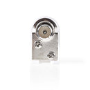 Nedis CSGP40901WT Iec (coax) -connector Haaks Male - Rond - 2 Stuks Wit