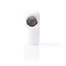 Nedis CSGP40904WT Iec (coax) -connector Haaks Male - 2 Stuks Wit