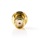 Nedis CSGP02101GD Sma-connector Female (omgekeerde Polariteit) - Voor Rg174-kabels 2 Stuks Goud