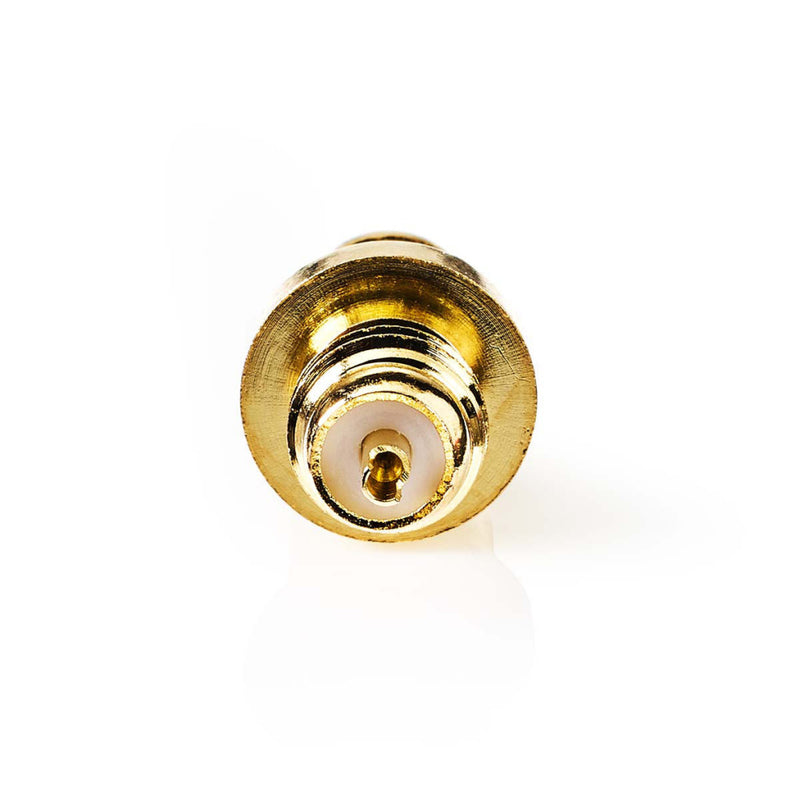 Nedis CSGP02101GD Sma-connector Female (omgekeerde Polariteit) - Voor Rg174-kabels 2 Stuks Goud
