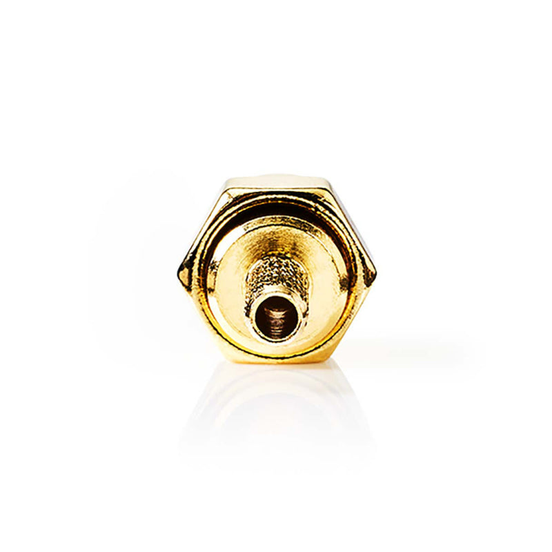 Nedis CSGP02900GD Sma-connector Male - Voor Rg174-kabels 2 Stuks Goud