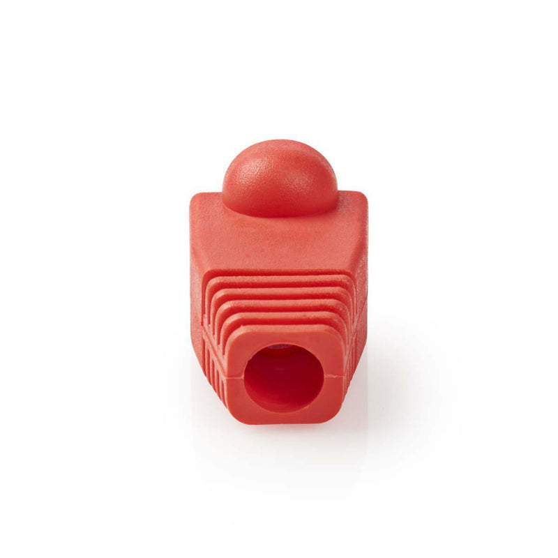 Nedis CCGP89900RD Trekontlasting Voor Rj45 Netwerkconnectors - 10 Stuks Rood