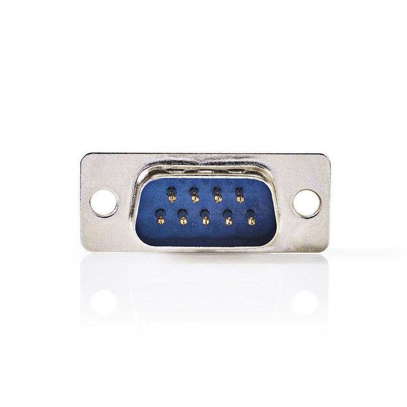 Nedis CCGP52800ME Bevestiging D-sub Behuizing D-sub 9-pins Male Metaal