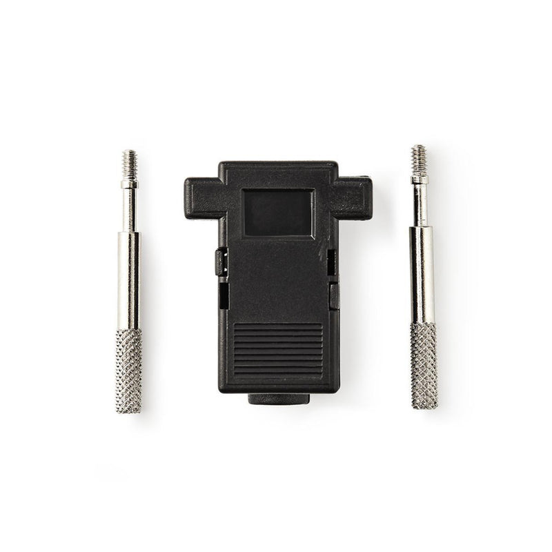 Nedis CCGP52890BK D-sub Connector Geschikt Voor D-sub 9-pins Zwart