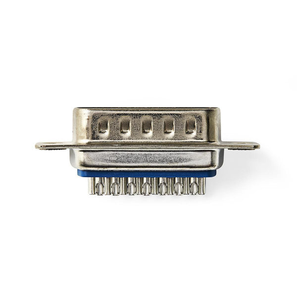 Nedis CCGP52803ME Bevestiging D-sub Behuizing D-sub 15-pins Male Metaal