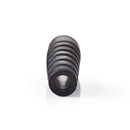 Nedis CVGP01960BK Bnc-kabelbeschermer Voor Rg58-kabels - 10 Stuks Zwart