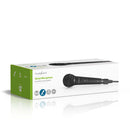 Nedis MPWD25BK Bedrade Microfoon Gevoeligheid -72 Db +/-3 Db 85 Hz - 11 Khz 5,0 M