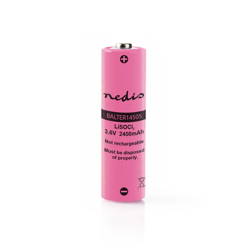 Nedis BALTER14505 Lithium-thionyl-chloridebatterij Er14505 3,6 V 2400 Mah