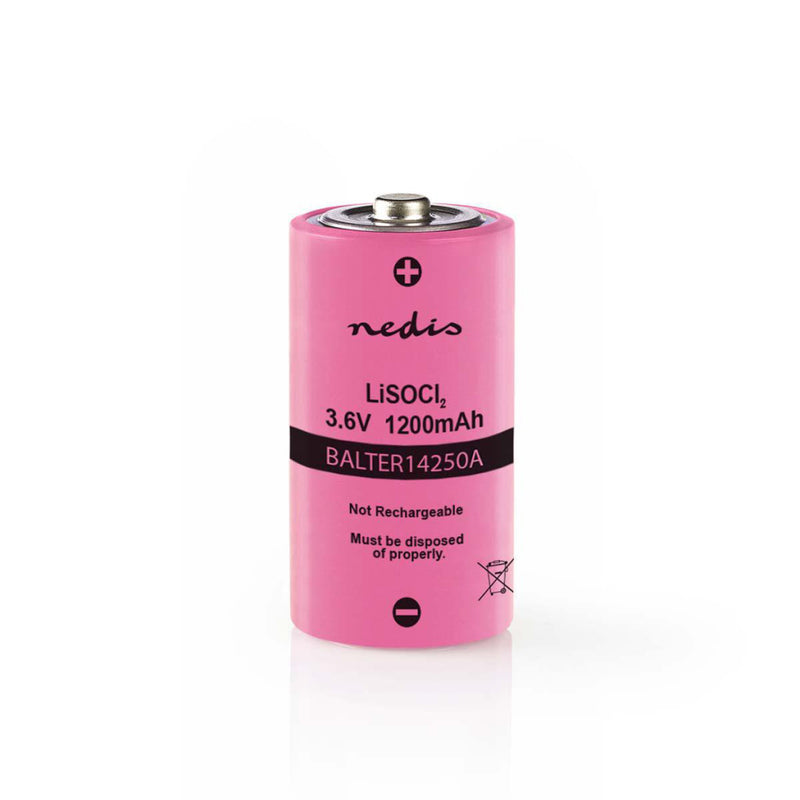 Nedis BALTER14250A Lithium-thionyl-chloridebatterij Er14250 3,6 V 1200 Mah