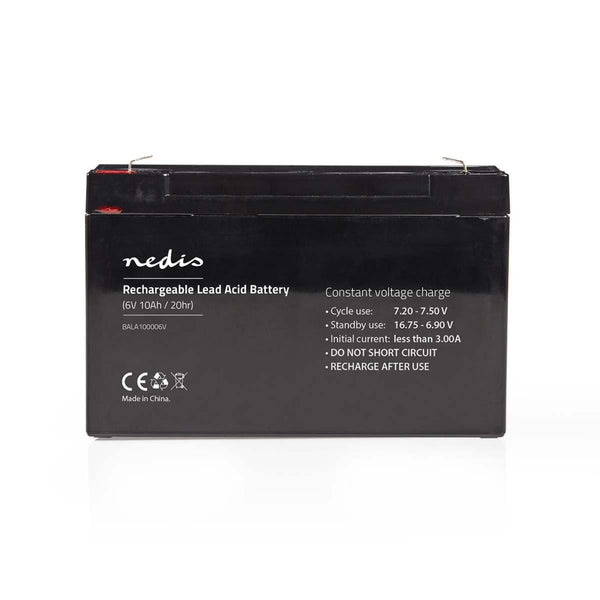 Nedis BALA100006V Oplaadbare Loodzuuraccu 6v 10 000 Mah 151 X 50 X 95 Mm