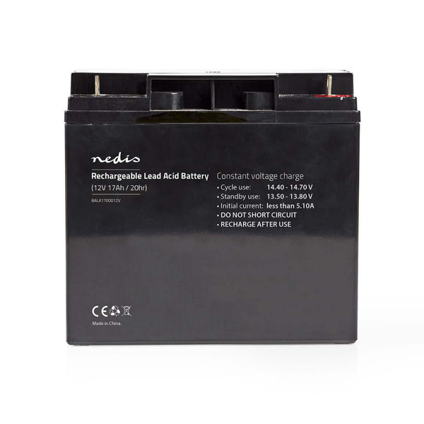 Nedis BALA1700012V Oplaadbare Loodzuuraccu 12v 17 000 Mah 90 X 70 X 101 Mm