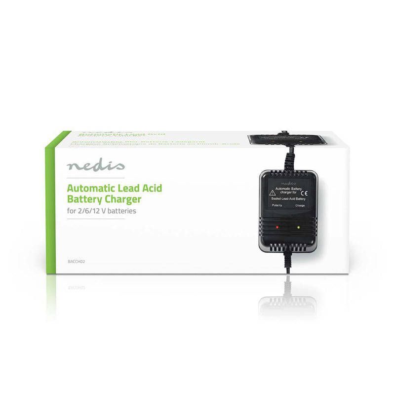 Nedis BACCH02 Oplader Voor Loodzuuraccu's 2/6/12 V