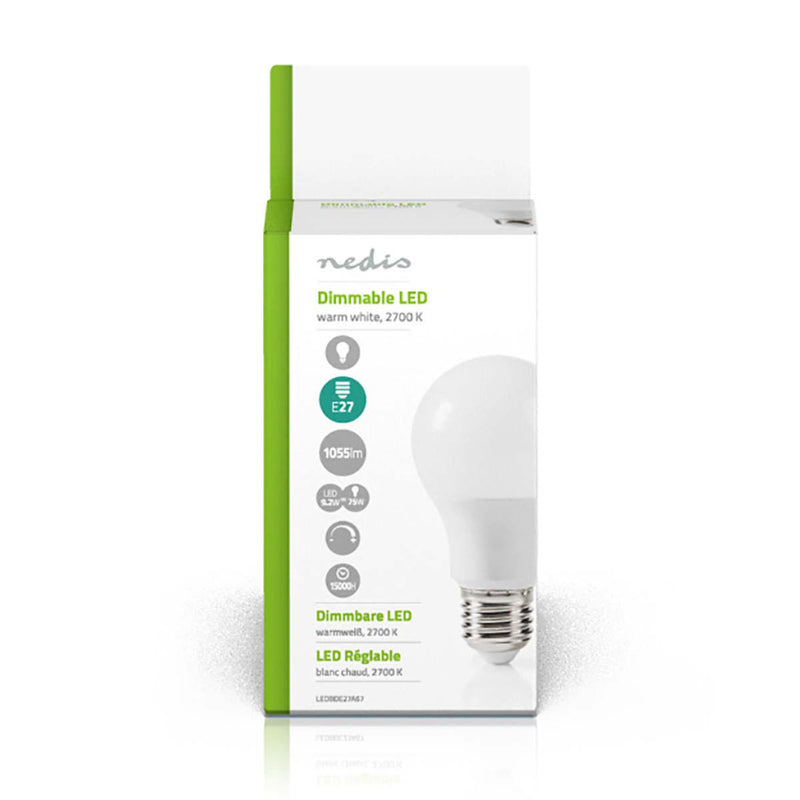 Nedis LEDBDE27A67 Dimbare Led-lamp E27 A60 9,2 W 1055 Lm