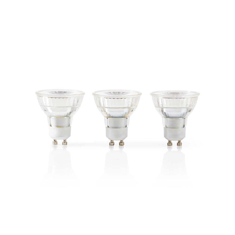 Nedis LEDBGU10P163P1 Led-lamp Gu10 Par 16 4 W 230 Lm 3-pack