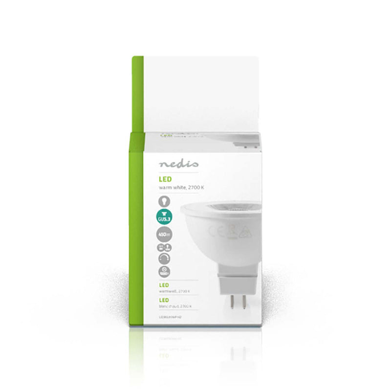 Nedis LEDBGU53MR162 Led-lamp Gu5.3 Mr 16 6 W 450 Lm