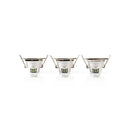 Nedis LEDSDOWNL3P Led-spot 4,6 W 350 Lm 3-pack