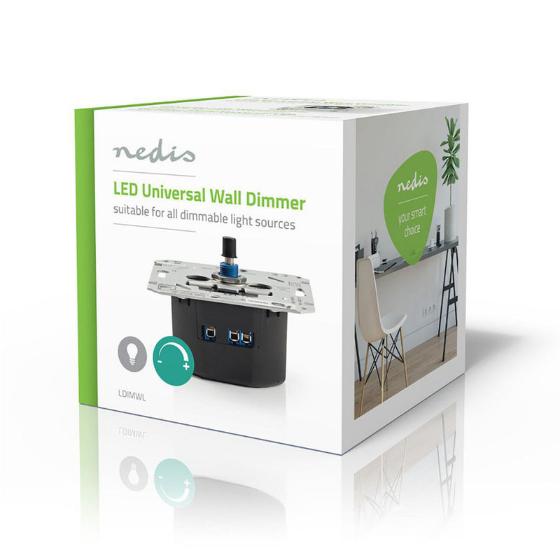 Nedis LDIMWL Lichtdimmer Muur 1 - 150 W