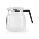 Nedis KACM001CPBN Glazen Kan 1,2 L Bruin