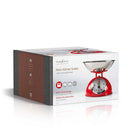 Nedis KASC110RD Retro Keukenweegschaal Analoog Metaal Rood