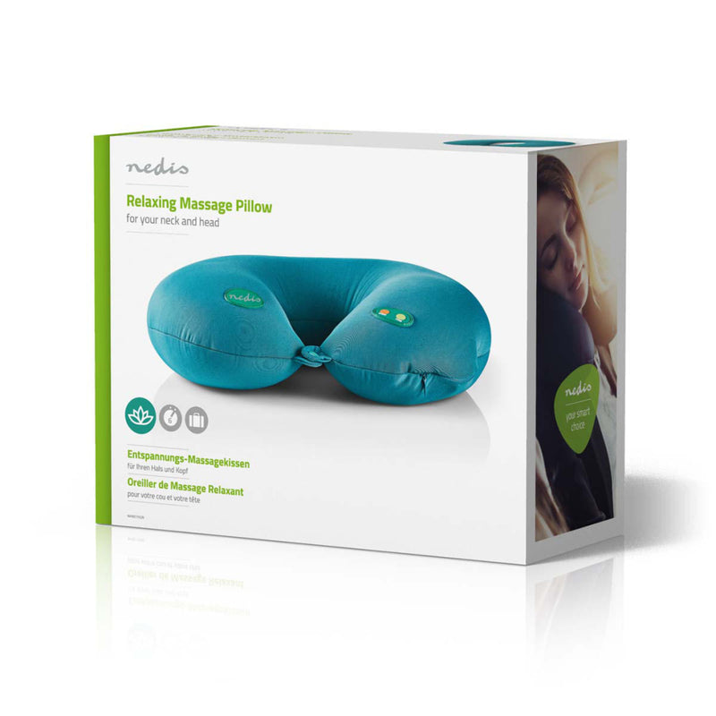 Nedis MANE110GN Massagekussen 6 Standen Reis Groen