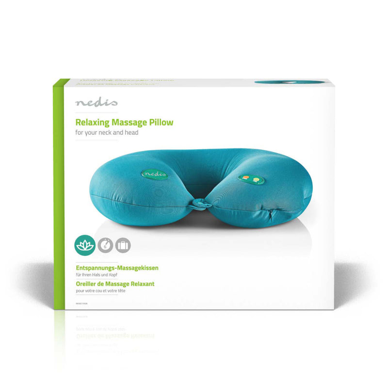 Nedis MANE110GN Massagekussen 6 Standen Reis Groen