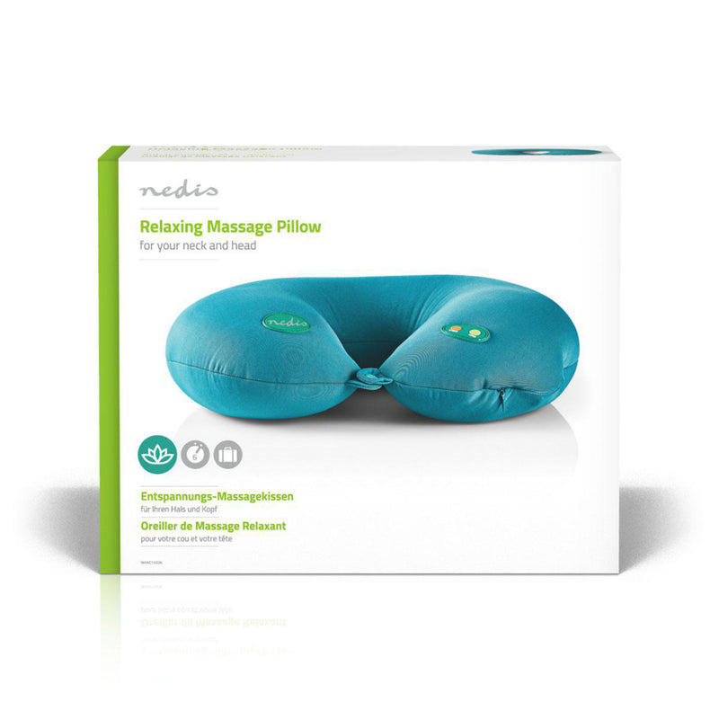 Nedis MANE110GN Massagekussen 6 Standen Reis Groen