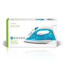 Nedis IRON112TQ Stoomstrijkijzer 1200 W Stoomstoot Rvs Zool Blauw