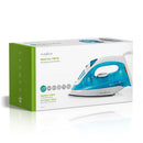 Nedis IRON112TQ Stoomstrijkijzer 1200 W Stoomstoot Rvs Zool Blauw