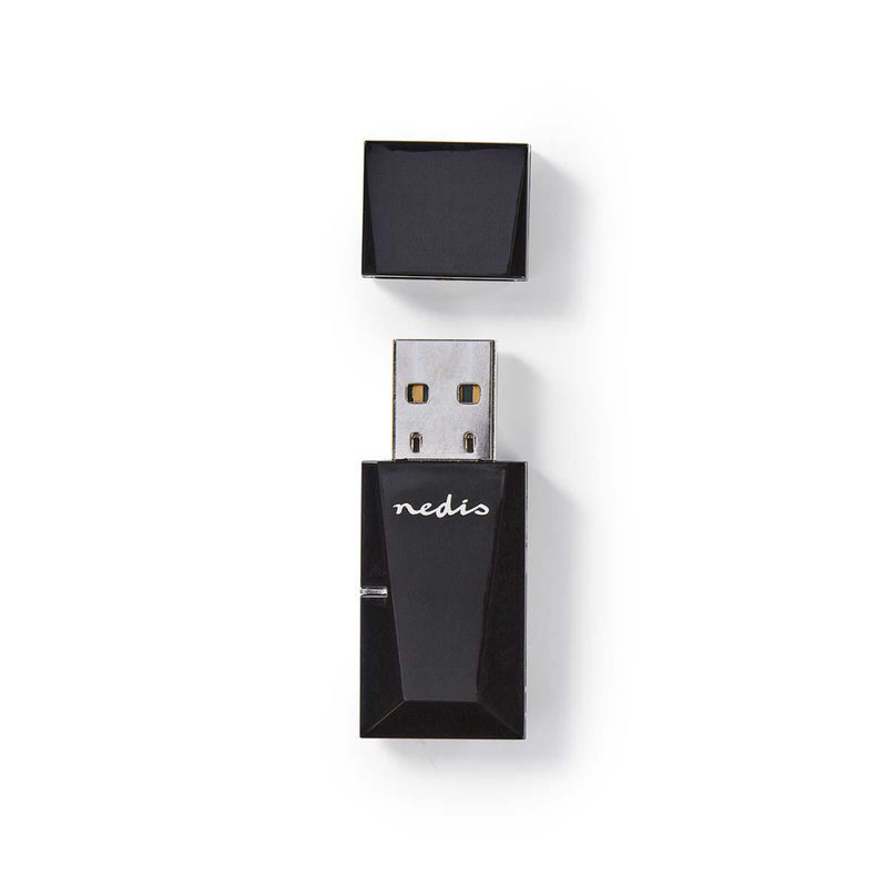 Nedis WSNWM300BK Netwerk-Dongel Wifi N300 2.4 Ghz USB2.0 Wifi-snelheid 300 Mbps