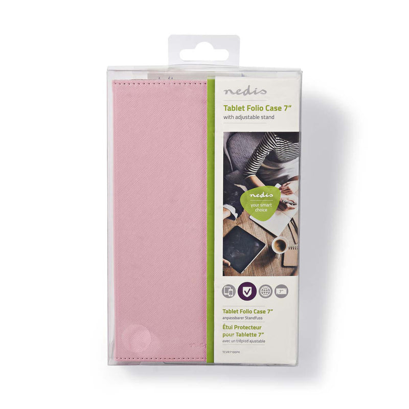Nedis TCVR7100PK Tablethoes 7&quot; Universeel Roze