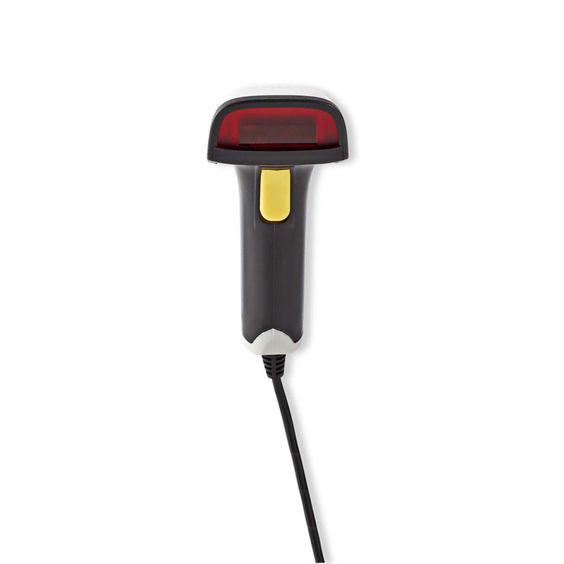 Nedis BCSRLR100BK Laserbarcodescanner 1d Lineair Usb 2.0 Grijs/zwart