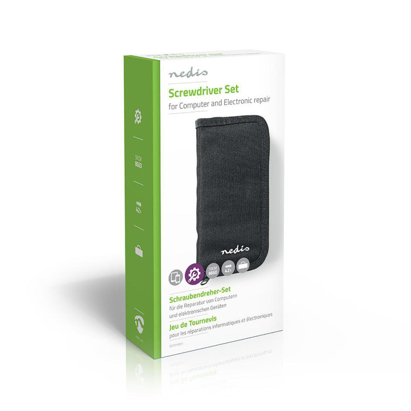 Nedis CSTS10051 Toolkit 51-in-1 Voor Pc's En Andere Elektronische Apparaten