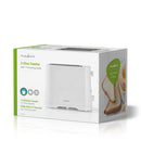 Nedis KABT110EWT Broodrooster 2 Sleuven Wit