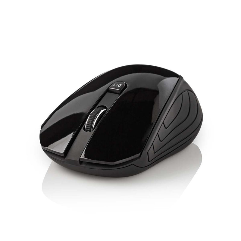 Nedis MSWS400BK Draadloze Muis 1000 Dpi 3-knops Zwart
