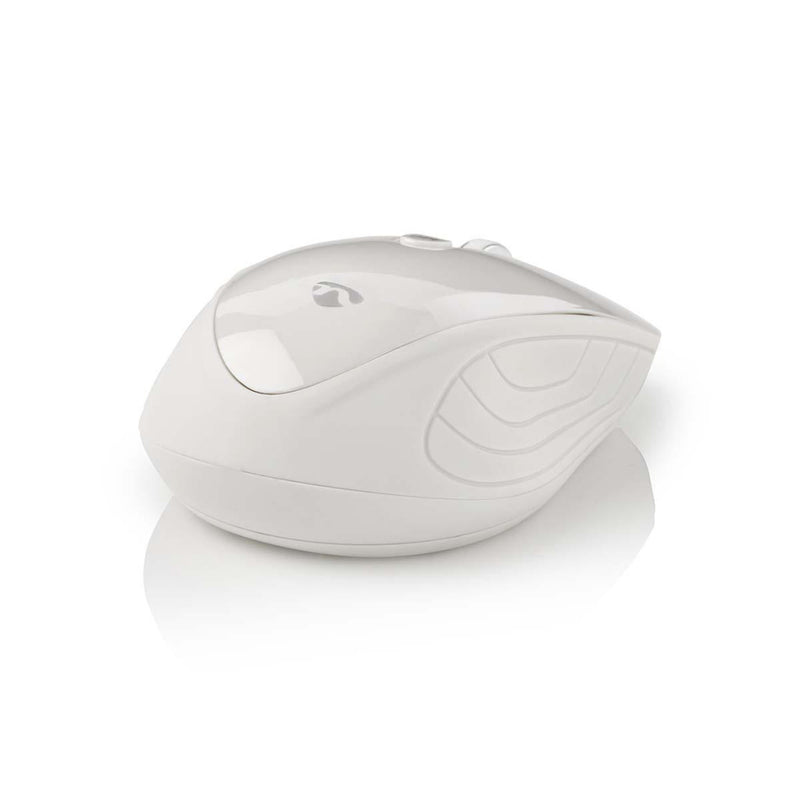 Nedis MSWS400WT Draadloze Muis 1000 Dpi 3-knops Wit