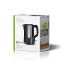 Nedis KAWK120EBK Waterkoker 1,7 L Led-verlichting Zwart