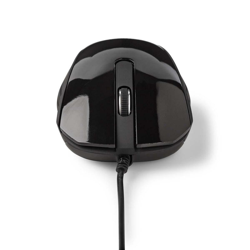 Nedis MSWD300BK Bedrade Optische Muis 1000 Dpi 3-knops Zwart