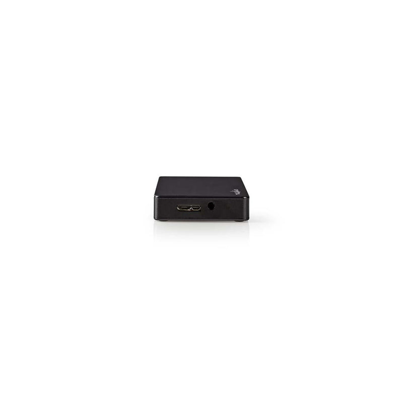Nedis UHUBU3420BK Usb-hub 4-poorts Gevoed Over Usb 3.0 Afzonderlijke Voeding 5 Gbps