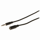 Nedis CAGB22050BK20 Stereo-audiokabel 3,5 Mm Male - 3,5 Mm Female 2,0 M Zwart